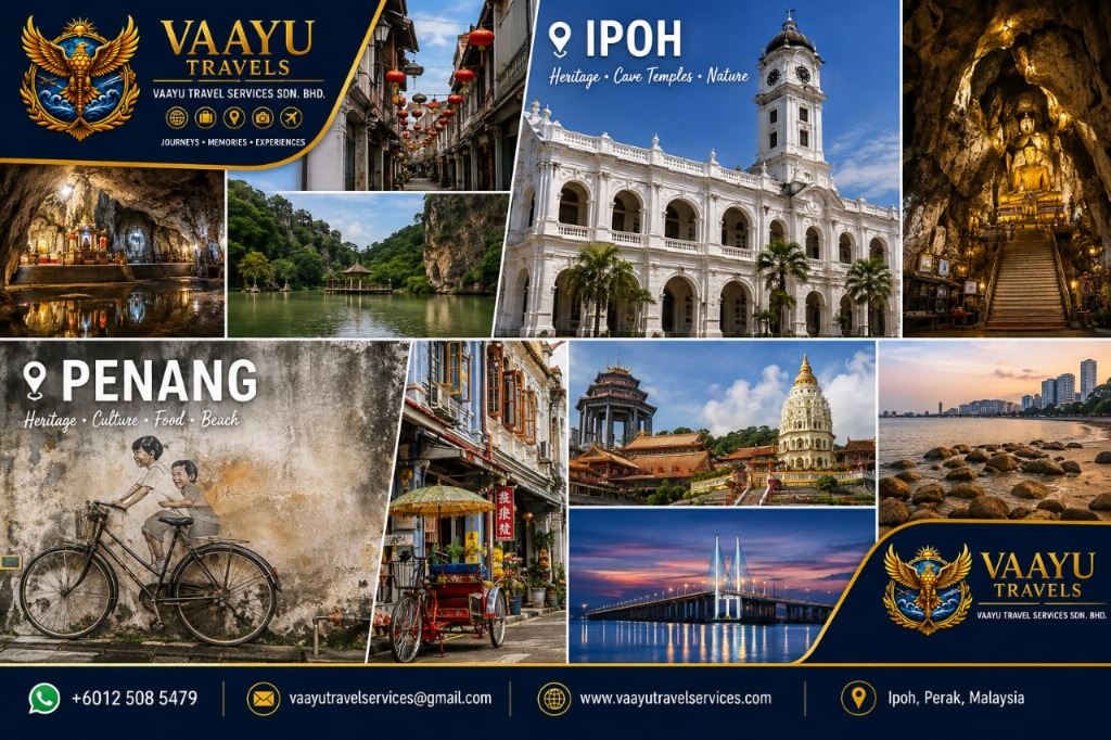 3D2N Ipoh & Penang Tour Poster