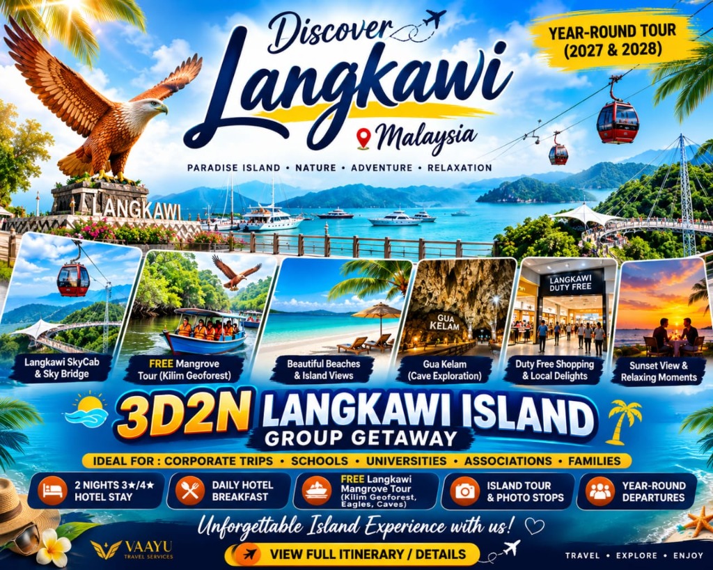 3D2N Langkawi Island Group Package